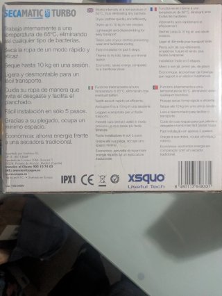 Secadora Portátil Secamatic Turbo