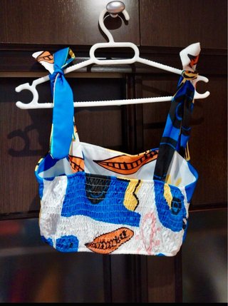 Conjunto top y falda larga estampado