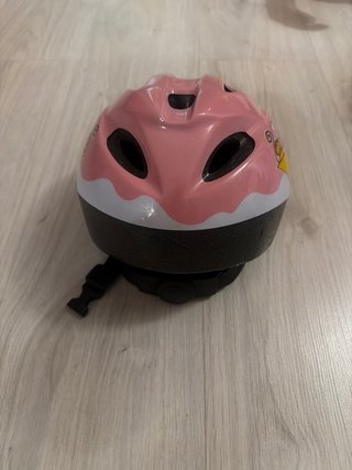 Casco bici infantil rosa animales Talla XS