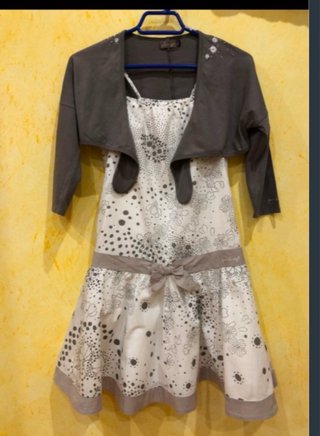 Vestido y bolero Jean Bourget talla 12 años