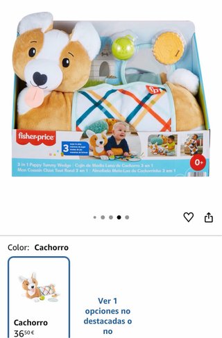Peluche cojín Fisher-Price Sensorial
