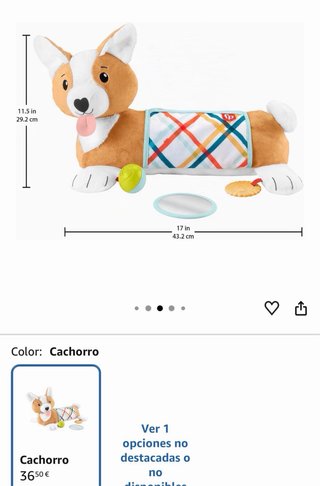 Peluche cojín Fisher-Price Sensorial
