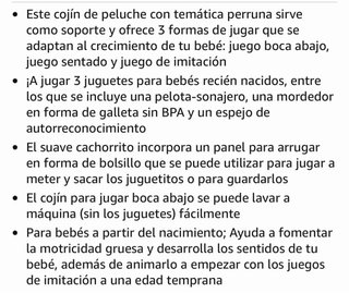 Peluche cojín Fisher-Price Sensorial