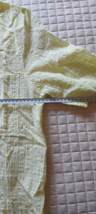 Camisa de verano Zara 100% Algodón - Amarillo Tg L