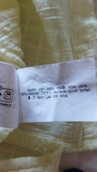 Camisa de verano Zara 100% Algodón - Amarillo Tg L