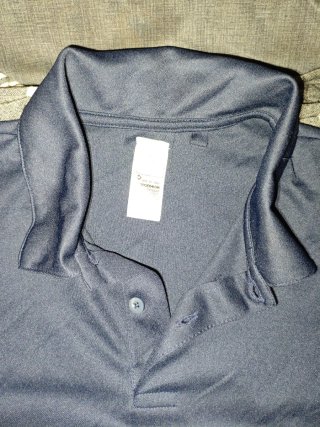 Polo licra azul verano vestir hombre