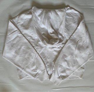 Sudadera Hollister Oversize Blanca Talla M
