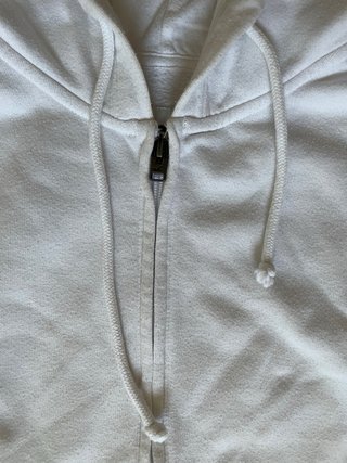 Sudadera Hollister Oversize Blanca Talla M