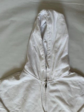 Sudadera Hollister Oversize Blanca Talla M