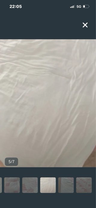 Edredón rosa y blanco cama 80x190cm