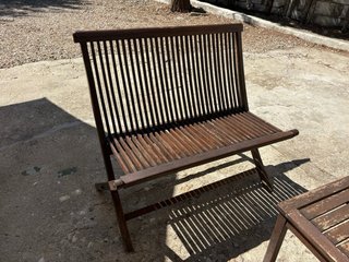 Conjunto de Muebles Exterior Teca