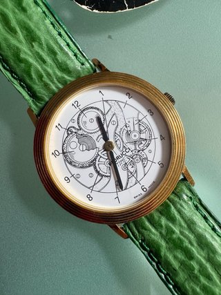 Reloj Fiorucci Vintage Oro y Verde Hombre Mujer