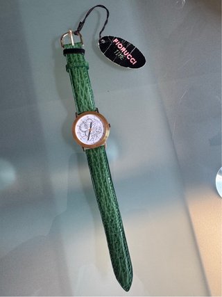 Reloj Fiorucci Vintage Oro y Verde Hombre Mujer