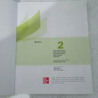 Química, 2o Bachillerato