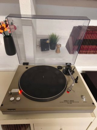 Tocadiscos Sony PS-11W Vintage Semiautomático