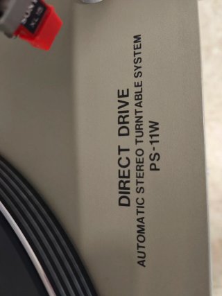 Tocadiscos Sony PS-11W Vintage Semiautomático