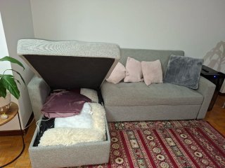 Sofá Cama Gris