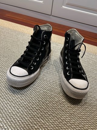 Converse Botas Negras Talla 36