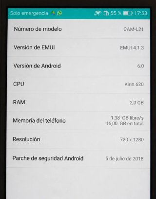 Huawei Y6ii CAM L21 Blanco