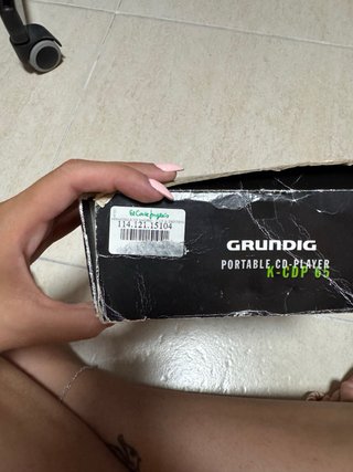 Reproductor CD Portátil Grundig Vintage