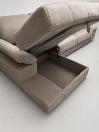 Chaiselongue gris 3 plazas, buen estado