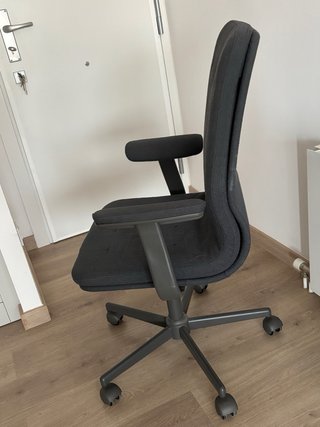 Silla de escritorio IKEA gris