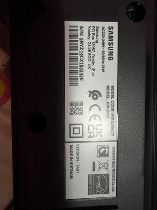 Barra de Sonido Samsung HW-C450 + Subwoofer