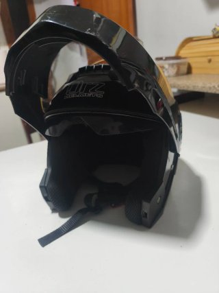 Casco integral modular negro ORZ