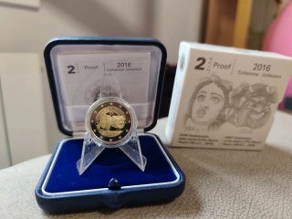 Moneda 2 Euro Italia 2016 Proof Plauto