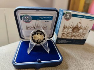 Moneda 2 Euro Italia Venezia 2017 Proof