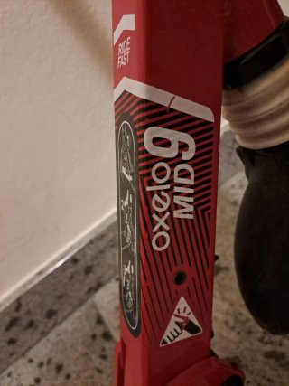 Patinete Oxelo MID 9 Rojo