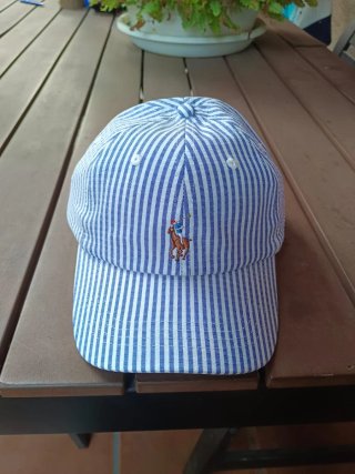 Gorra Polo Ralph Lauren Rayas Azul/Blanco