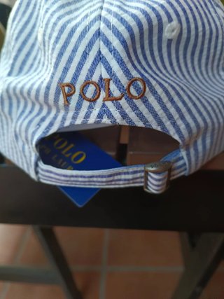Gorra Polo Ralph Lauren Rayas Azul/Blanco