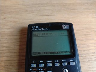 Calculadora HP 50g Científica/Gráfica