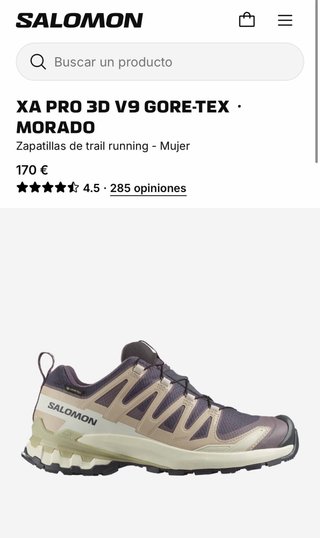 Zapatillas Trail Salomon XA PRO 3D V9 Nuevas