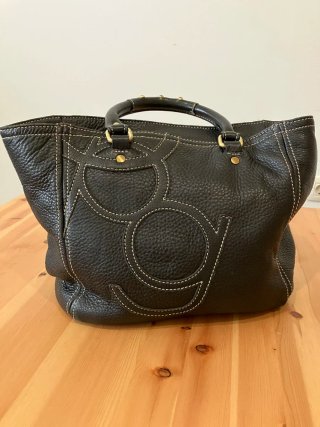 Bolso Negro Vintage Mujer