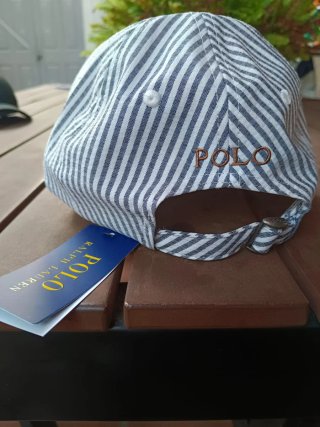 Gorra Polo Ralph Lauren Rayas Azul/Blanco