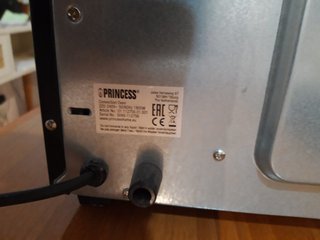 Horno Multifunción Princess Negro