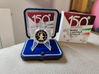 Moneda 2 Euro Italia 2021 Roma Capitale Proof