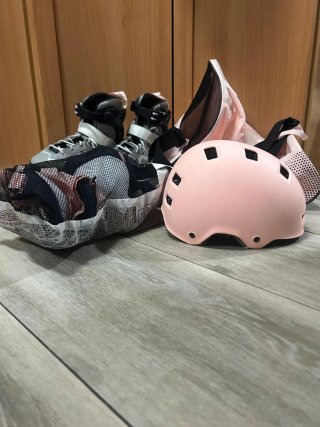 Patines Oxelo con Casco y Protecciones