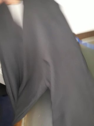 Blusón negro XL con encaje