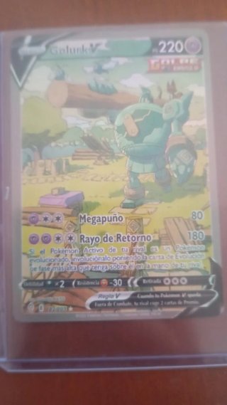 Carta Pokémon Golurk V 220 HP