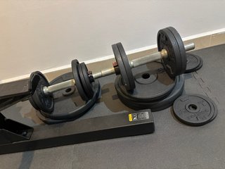 GYM Decathlon - Rack, banco, pesas