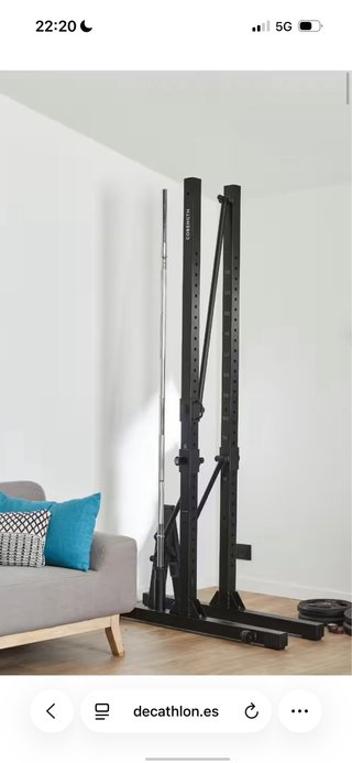GYM Decathlon - Rack, banco, pesas