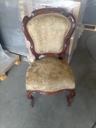 Sofá y sillones antiguos de madera, para retapizar