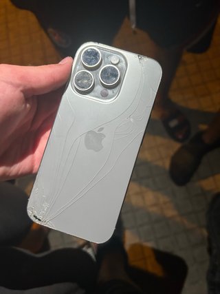 iPhone Apple Plata Roto