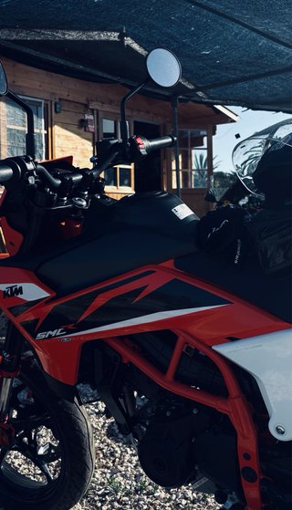 KTM 125 SMC R Supermotard Naranja/Blanca