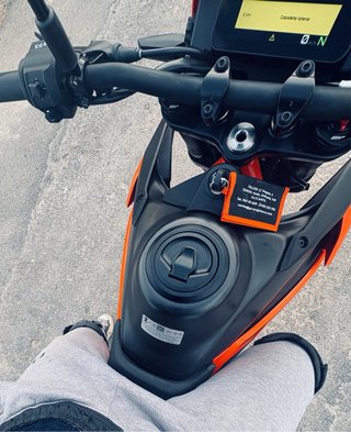 KTM 125 SMC R Supermotard Naranja/Blanca