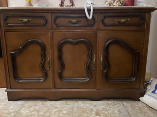 Recibidor de madera estilo clásico
