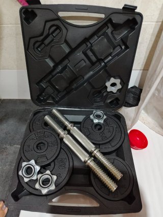 Kit de pesas con maletín